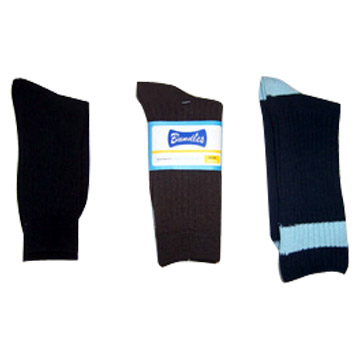 Men's Double-Needle Socks